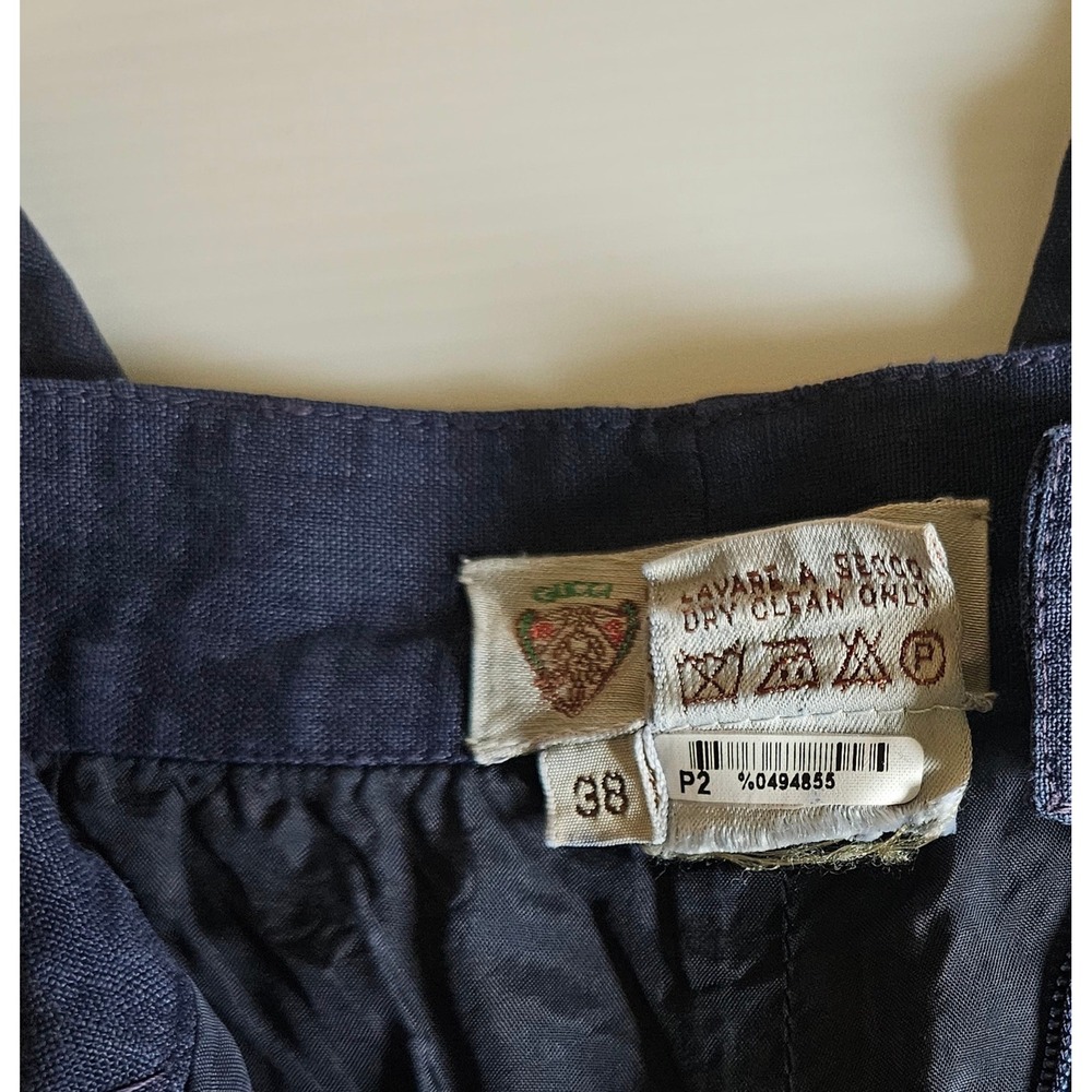 Vintage 100% Linen Women's Pants – Size 38 – Made in Italy - Picture 8 of 11